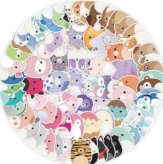 100pcs Cartoon Animal Stickers