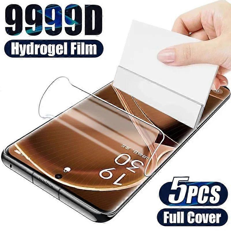 5Pcs Screen Protector For OPPO Reno 8 Pro Plus Hydrogel Film