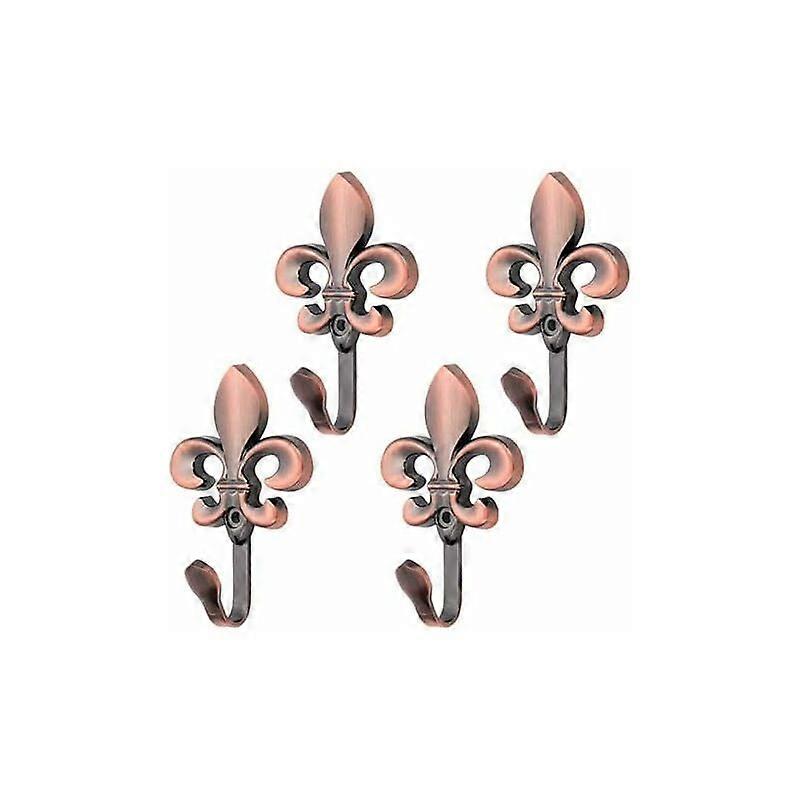 Cabides Decorativos, Forma de Flor, Conjunto de 4 com Parafusos