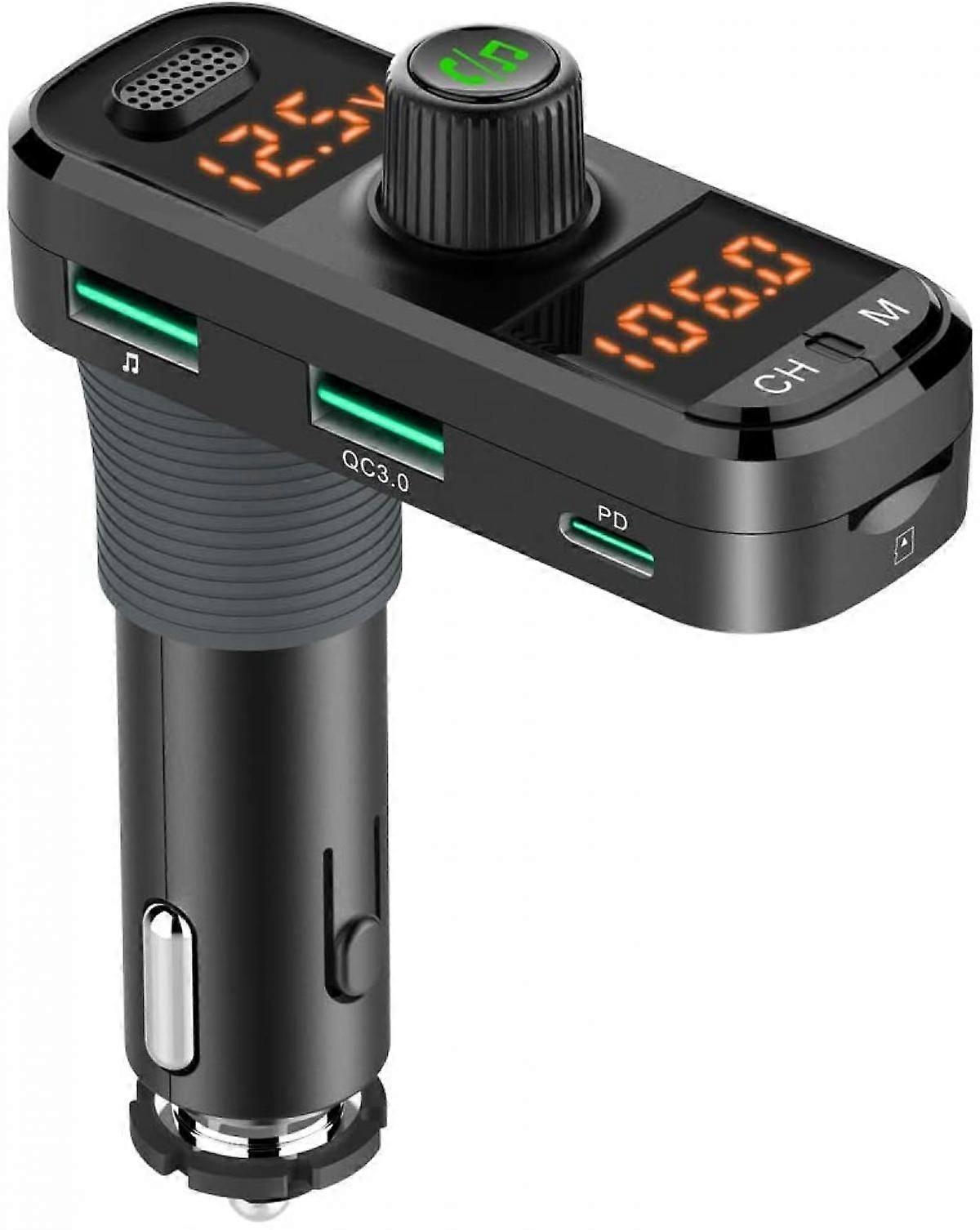 Bluetooth FM verici, PD 3.0 ve kapatmaAra Bluetooth adaptr/telsiz vericisi, eller serbest konuma tertibat, A2DP Crystal ses, mzik alar destei U disk/T