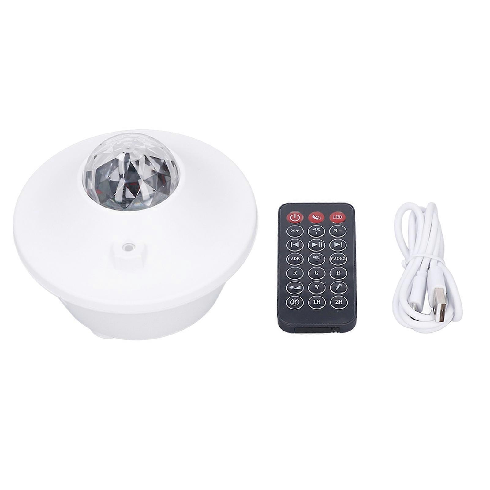 Bluetooth Music Projector ABS Stable Performance Small Bedroom Star Light with Remote Control for Indoor