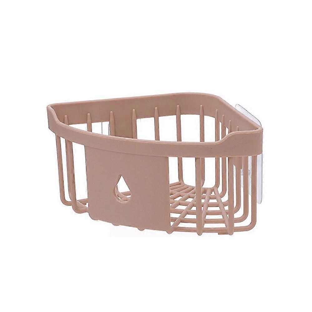 Plastic Bathroom Kitchen Storage Rack Organizer Corner Shower Shelf Kitchen Sponge Holder