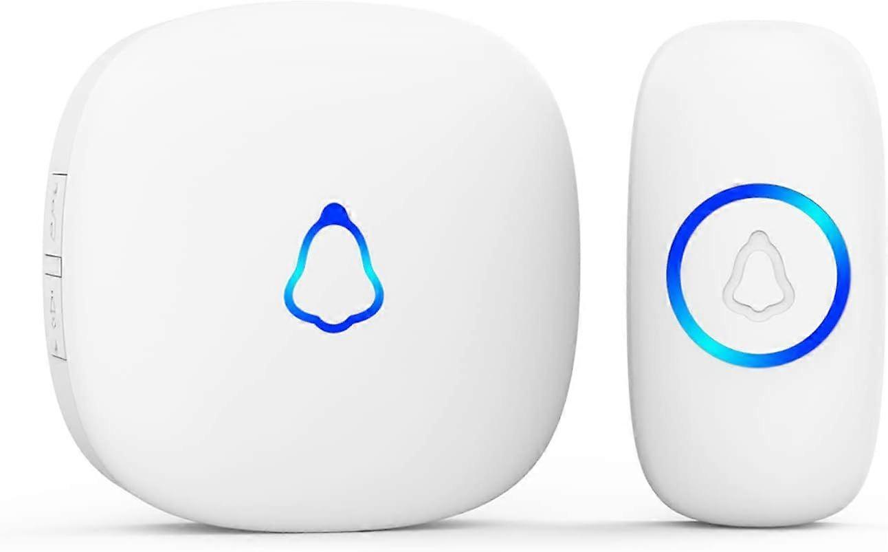 Wireless Doorbell,Plug in Waterproof Battery Operated Electric Door Bells at 492.1Feet Long Range Chimes Volume Adjustable 90 DB Loud Easy