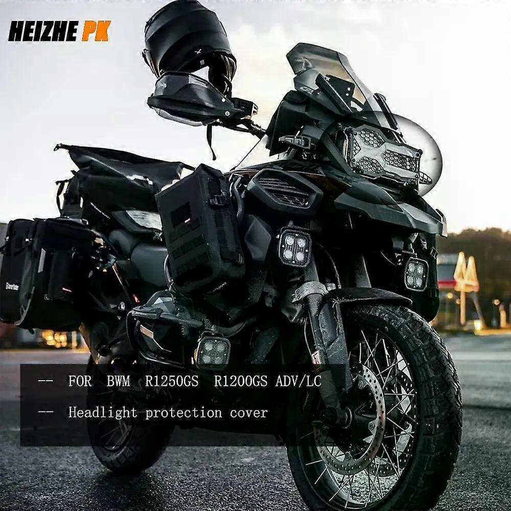 thumbnail image 2 of RUNNING PANTHER Headlight Guard Cover For BMW R1200GS Adventure & R1250GS – Clear/Reflective Options, PC Material 2 of 5