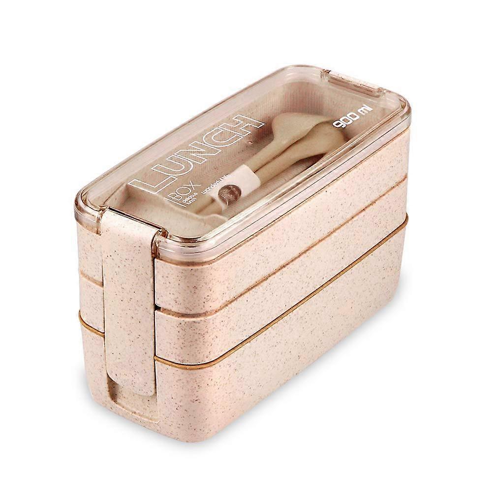 Stackable leak-proof lunch box for lunch and meal preparation