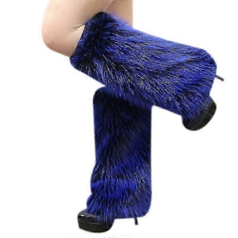 Femmes Fourrure Jambe Cache-Hiver Fourrure Long Botte Poignets Cover-Good