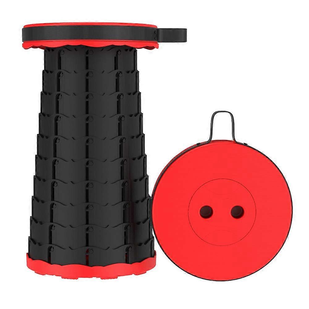 Telescopic folding stool for fishing and hiking