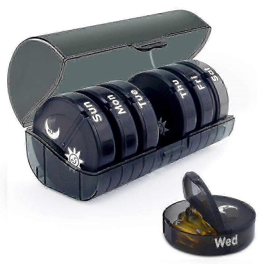 7 Days Pill Box Storage Box Plastic Storage Box Container Portable Pill Box Weekly Pill Box