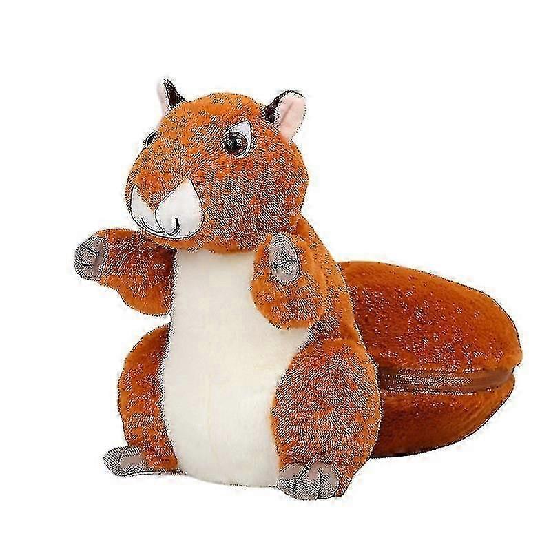 Nut Squirrel Plush Toy Nut Wrapped Squirrel Gift Cute Simulation Squirrel Doll