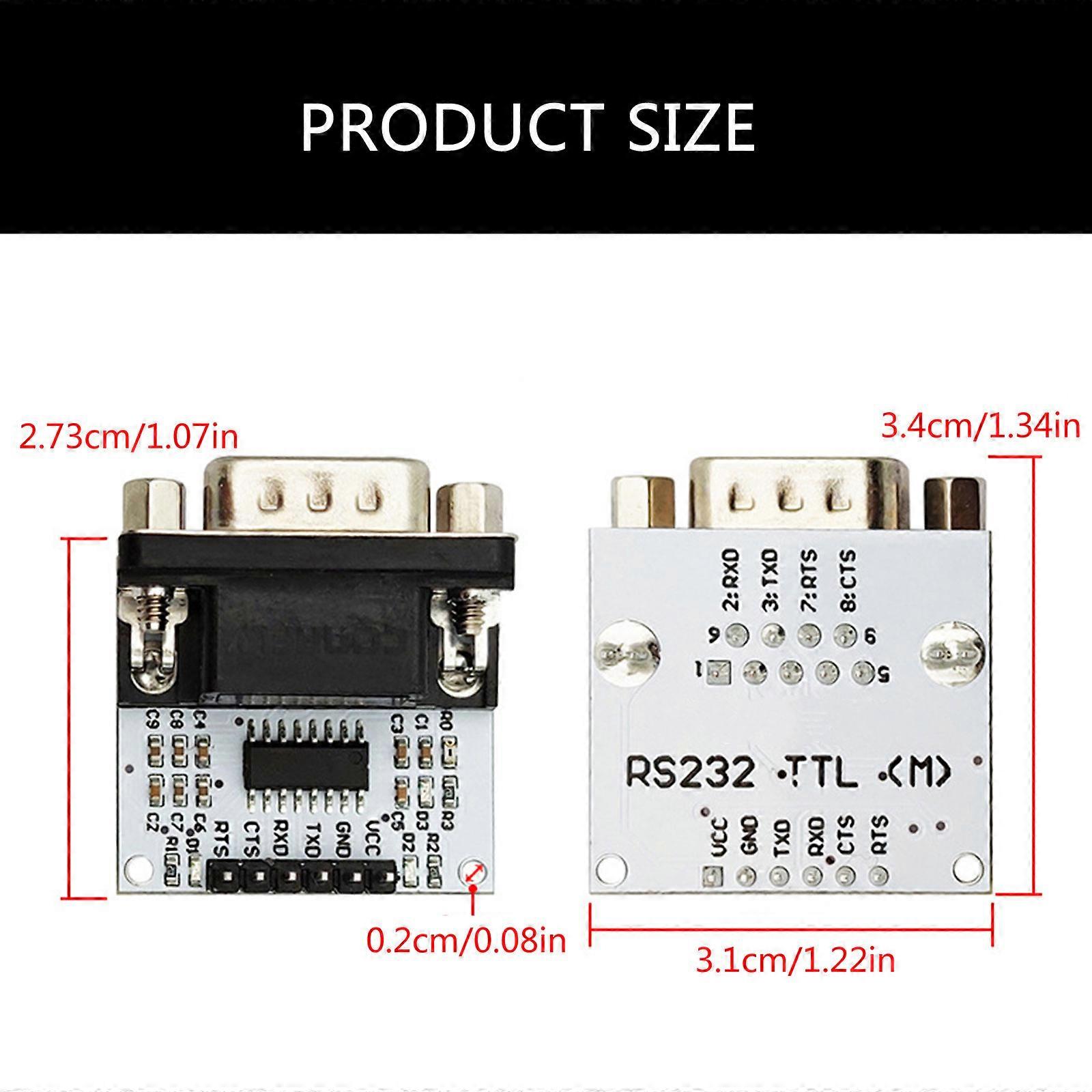 Reliability RS232 To  Serial Converters Module For Embeddeds Systems, 3V5.5V Power Supply,Easily Portable Usage