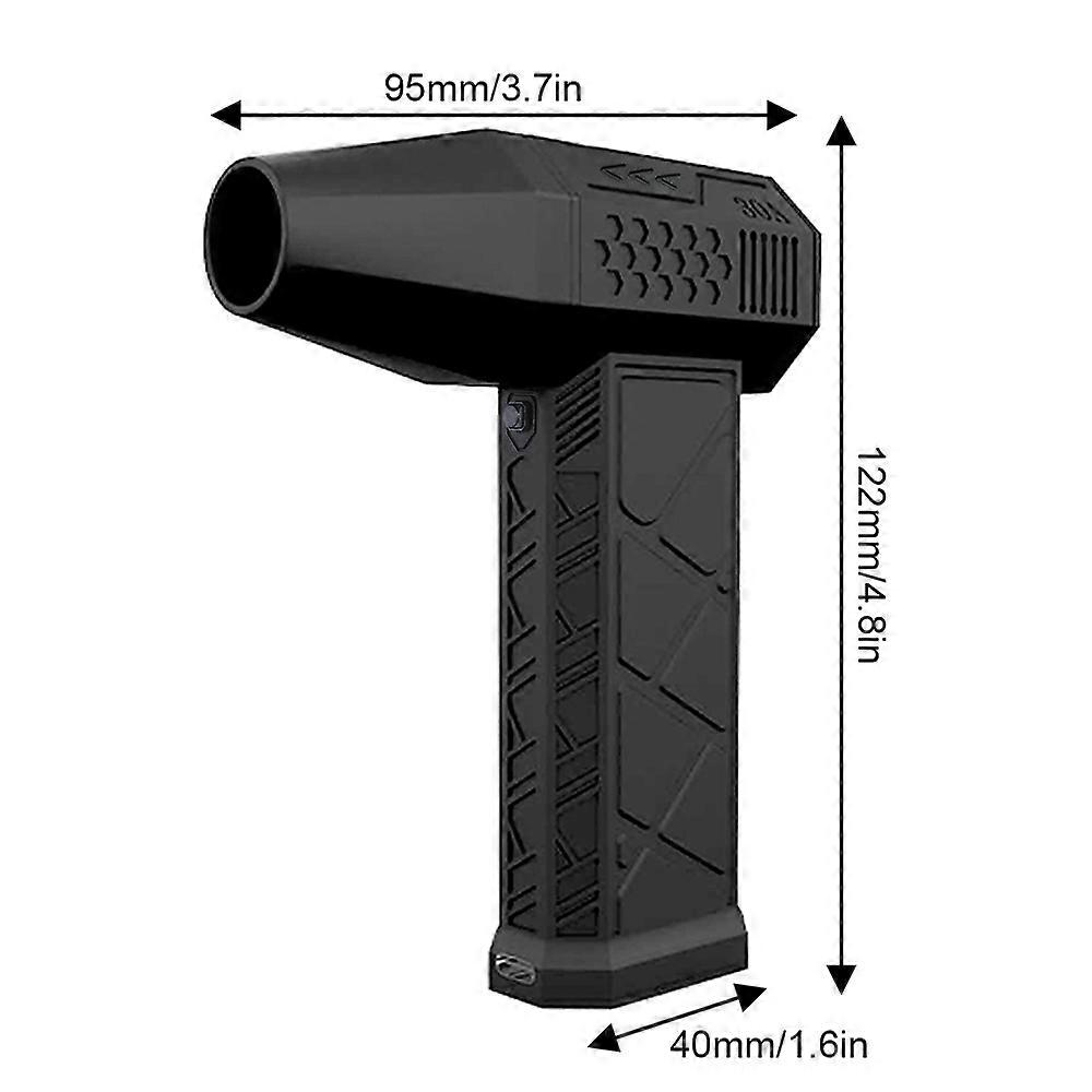 Electric Air Duster 130000RPM Compressed Air Duster Speed Adjustable Turbo Fan Built-in 2x1300mAh Re