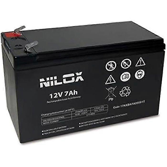 Replacement battery for UPS - Nilox - 7 Ah - 12 V