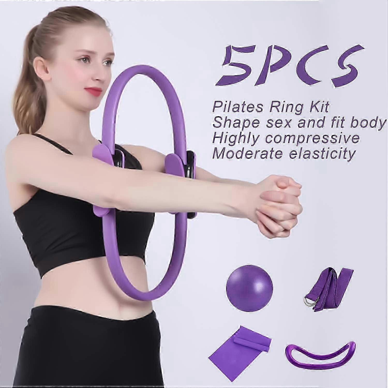 Anneau De Yoga Pilates Magic Circle - Cercle Fitness Écologique Pour Tonifier Corps Et Hanches