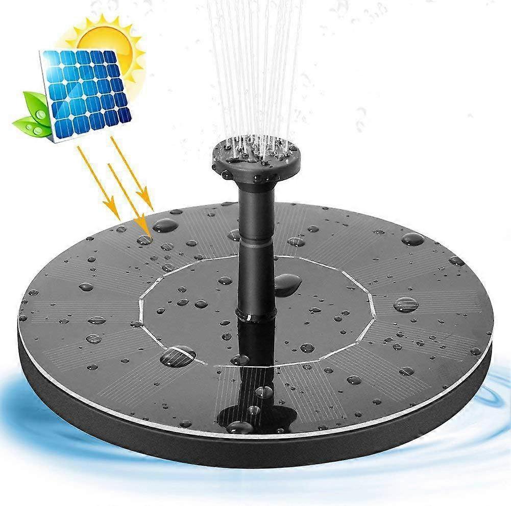 Solar Powered Fountain, Garden Decor, Bird Bath
