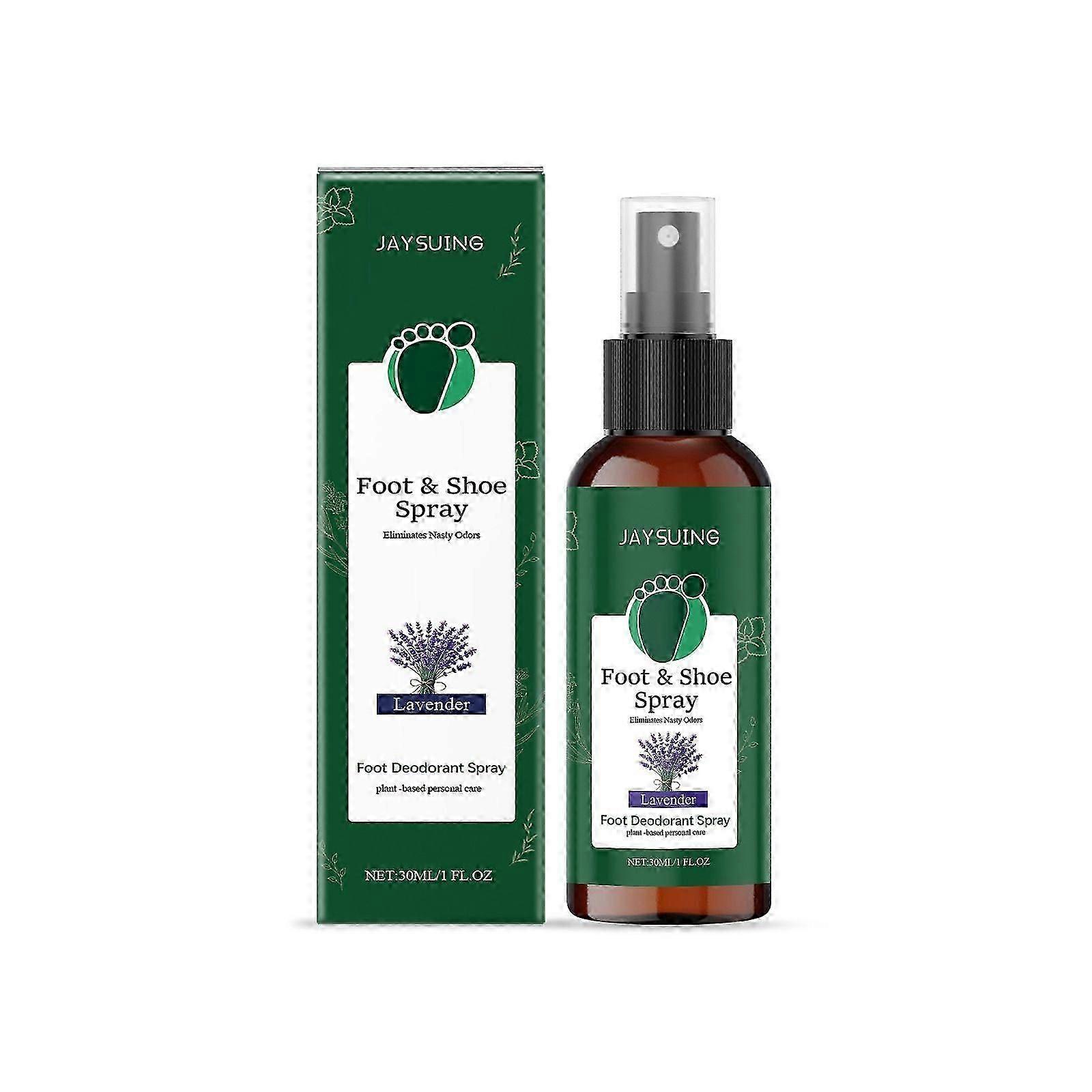 Natural Shoe Deodorizer and Foot Spray, Foot Deodorant Spray, Shoe Odor Eliminator Spray, Eliminate Foot Odor For Athletes, Professionals