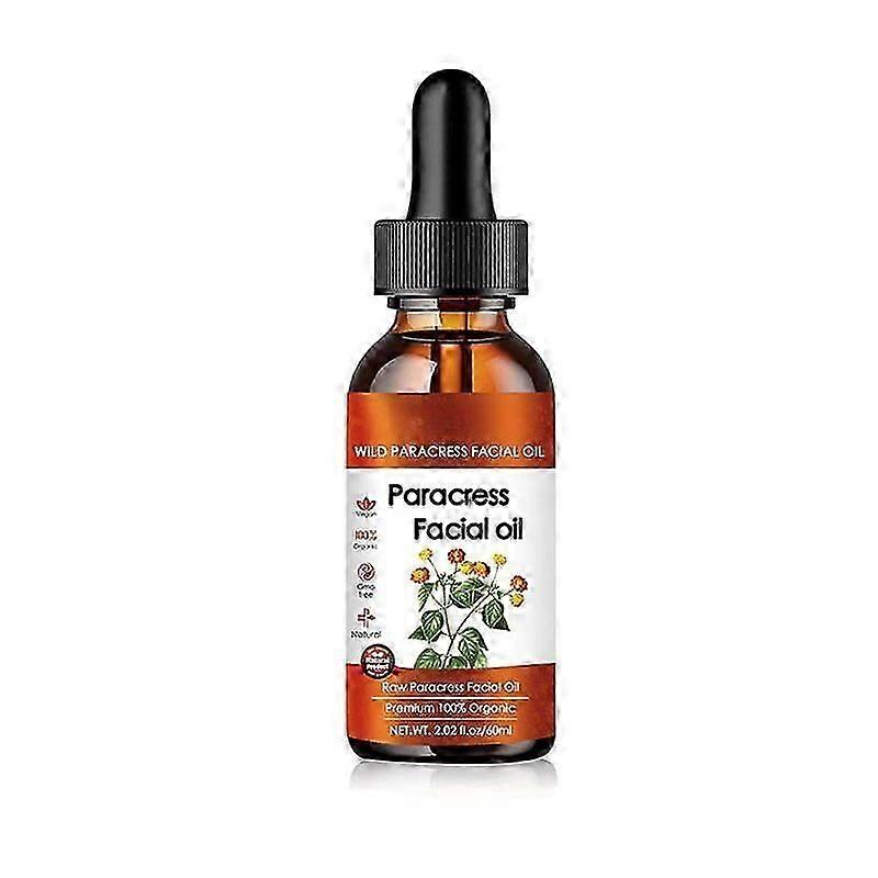 100% Pure Organic Paracress Facial Oil, Αντιγηραντικό Ενυδατικό Αιθέριο Έλαιο για Μείωση Ρυτίδων, Ενυδάτωση, Λάμψη και Λάμψη του Δέρματος