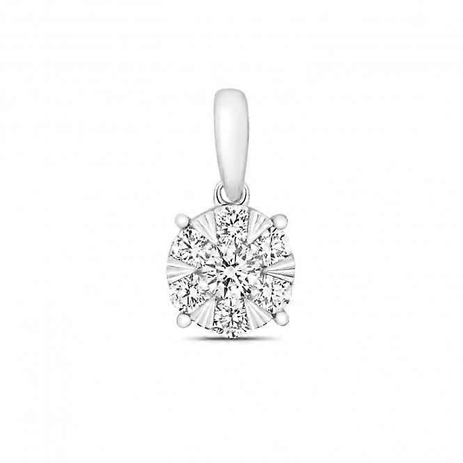 Diamond Jewellery 18ct White Gold Pendant PDQ146W