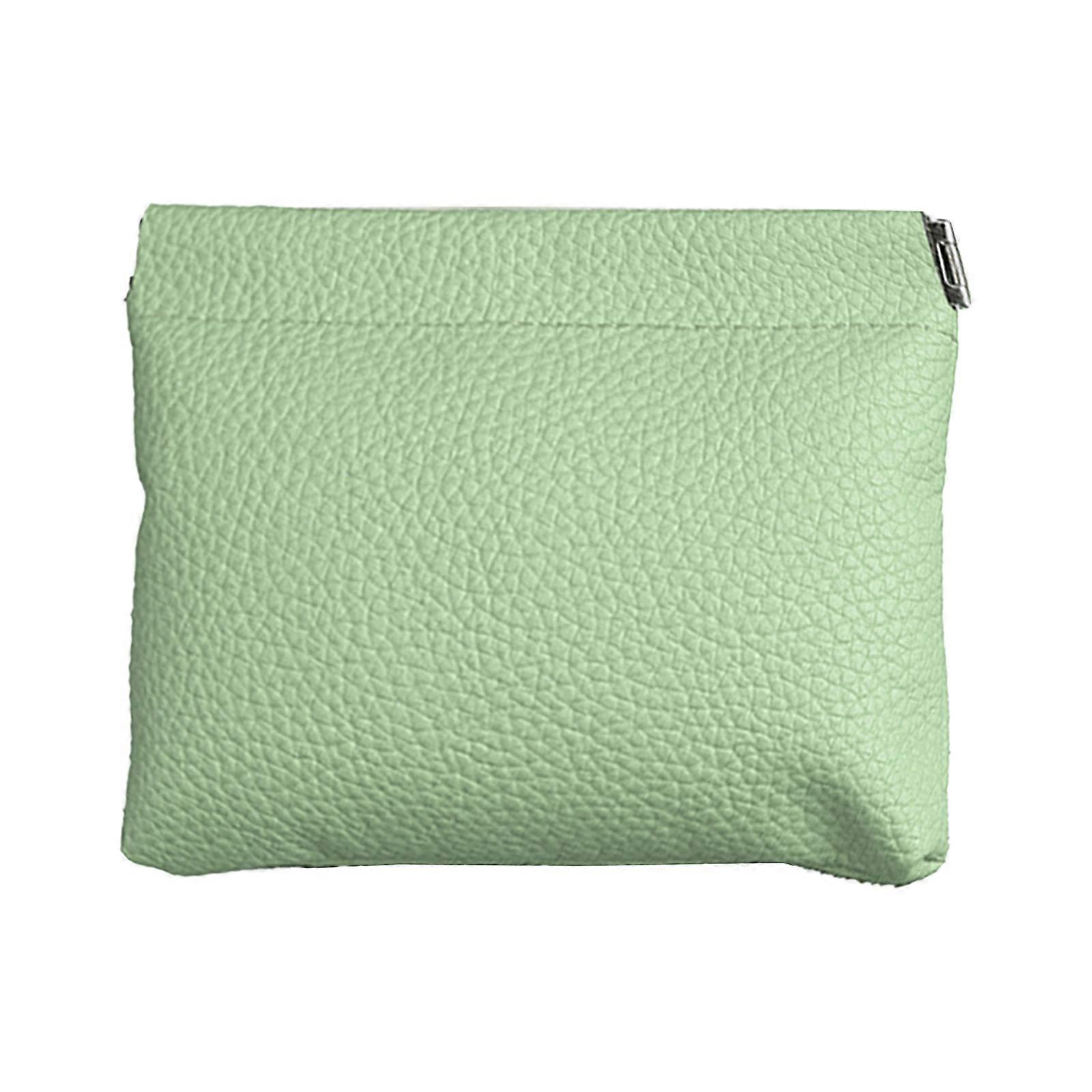 PU Leather Coin Purse Pouch Snap Top Closure For Easy Access Small