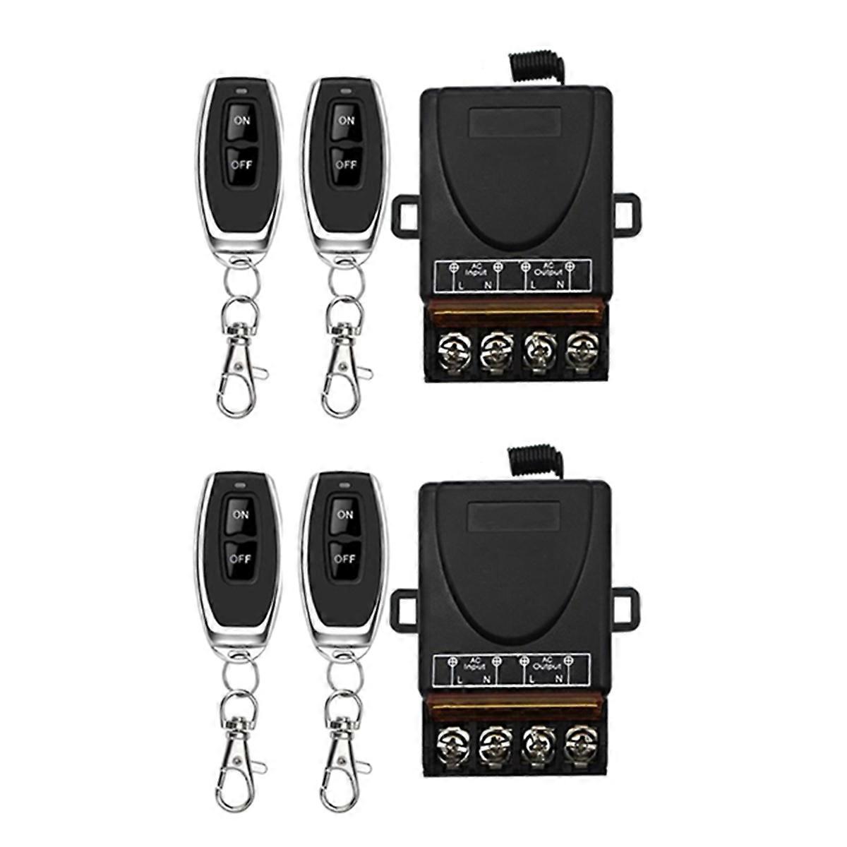 AC 220V 30A 1CH 433MHz Wireless Remote Control Switch RF Relay Receiver with on/Off Transmitter