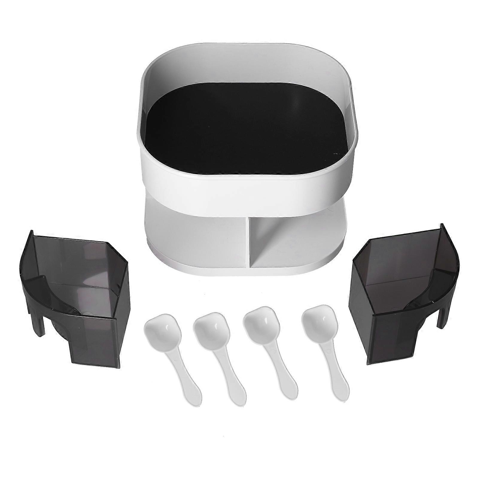 Kitchen Storage Rack Countertop Organizer Plastic Rotatable Spice Rack Kitchen Cupboard Organiser