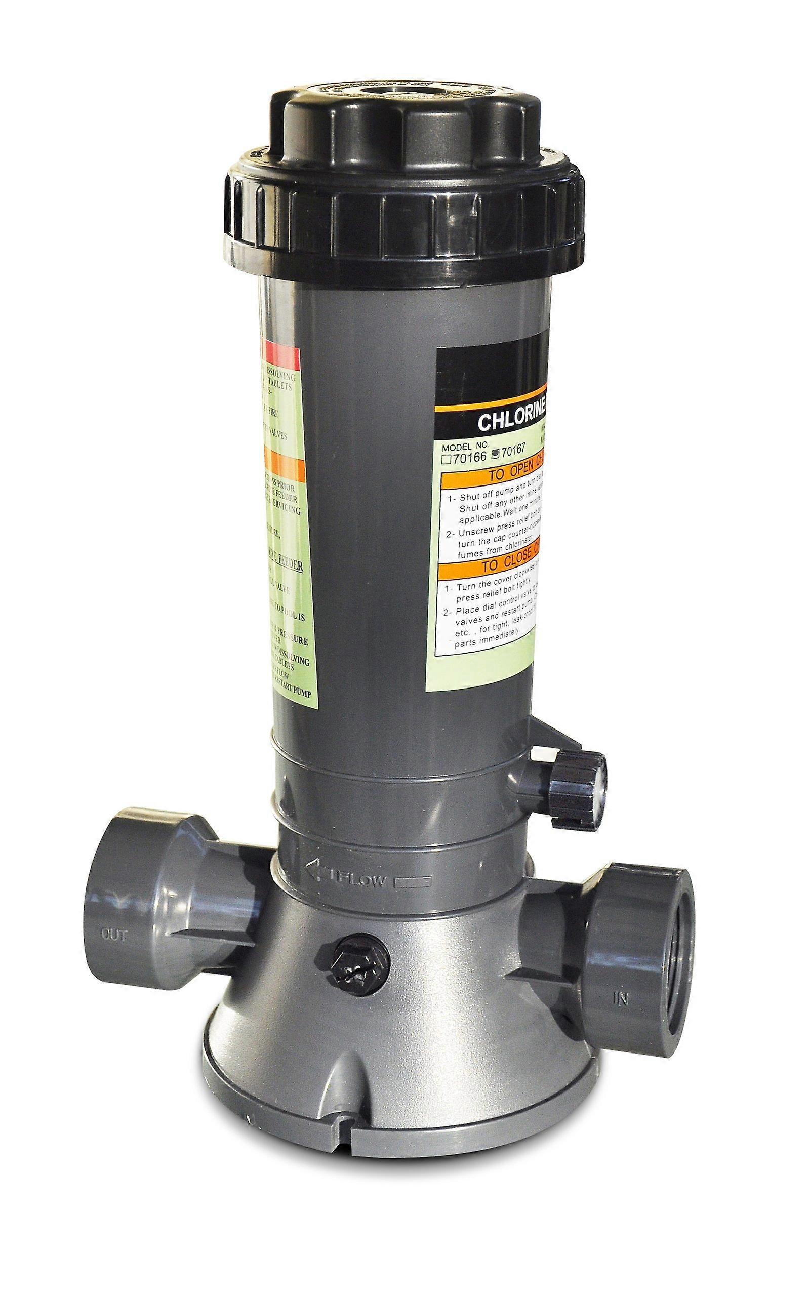 4.2 Lbs Automatic Chlorine Feeder for Above Ground Pools - Durable, Economical, Easy to Install, Compatible with Standard Chlorine Tablets