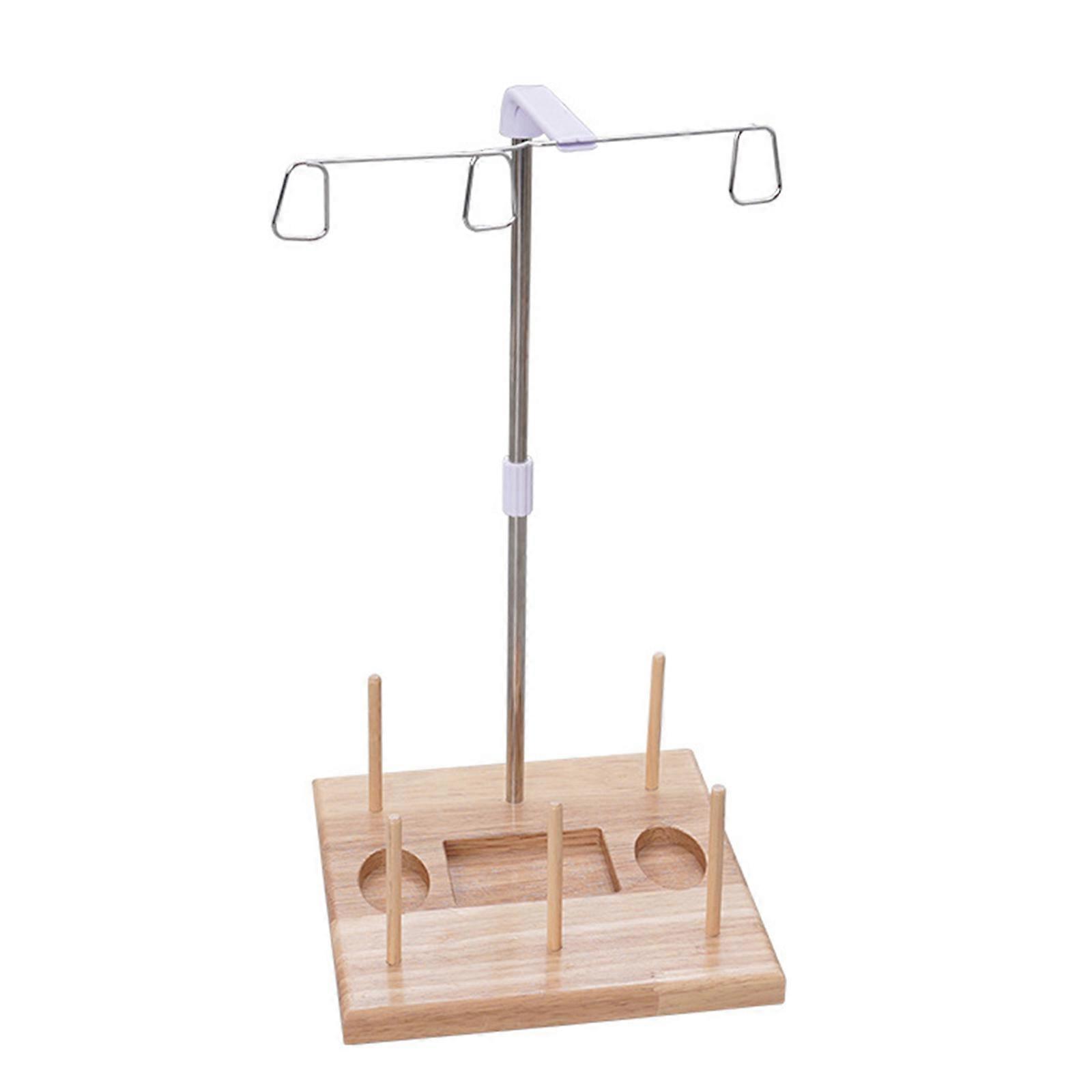 Bobbins Holder Wood Thread Roll Holder Sewing Thread Stand