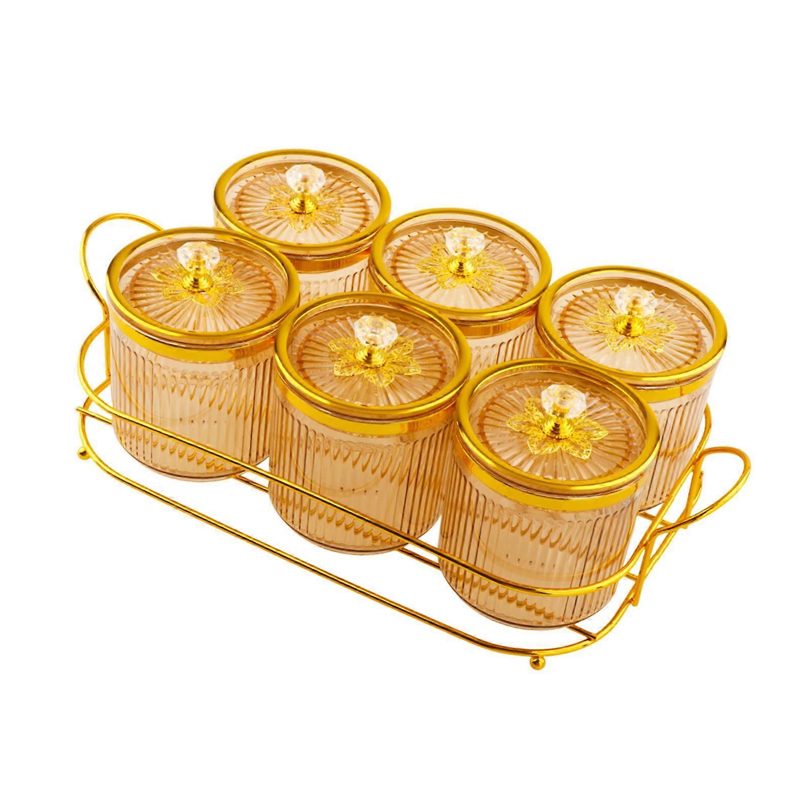 Candy Nut Serving Container Vassoio di frutta secca con coperchio, multifunzionale, diviso