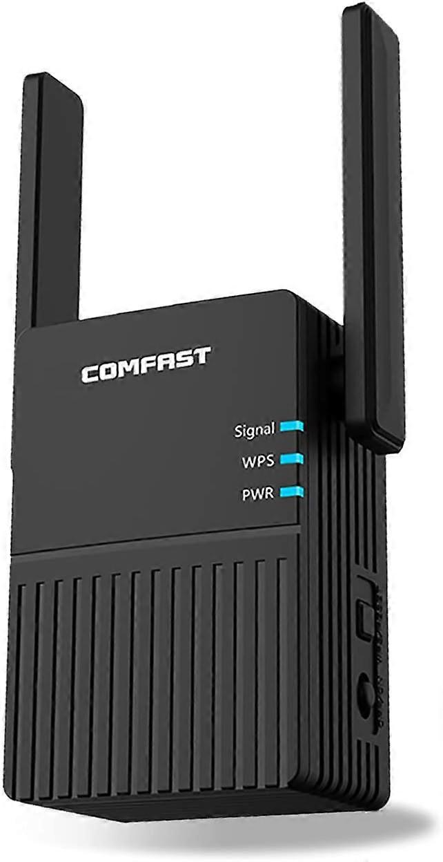 Revolutionary Plug-In Design AC1200 WiFi 6 Extender, Full Coverage for Your Home with Dual Band Technology and Secure Protocol, Black