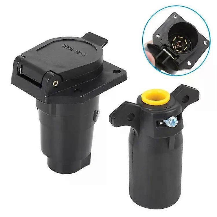 12V Trailer Plug Adapter-7-Pin American Flat Blade Connector