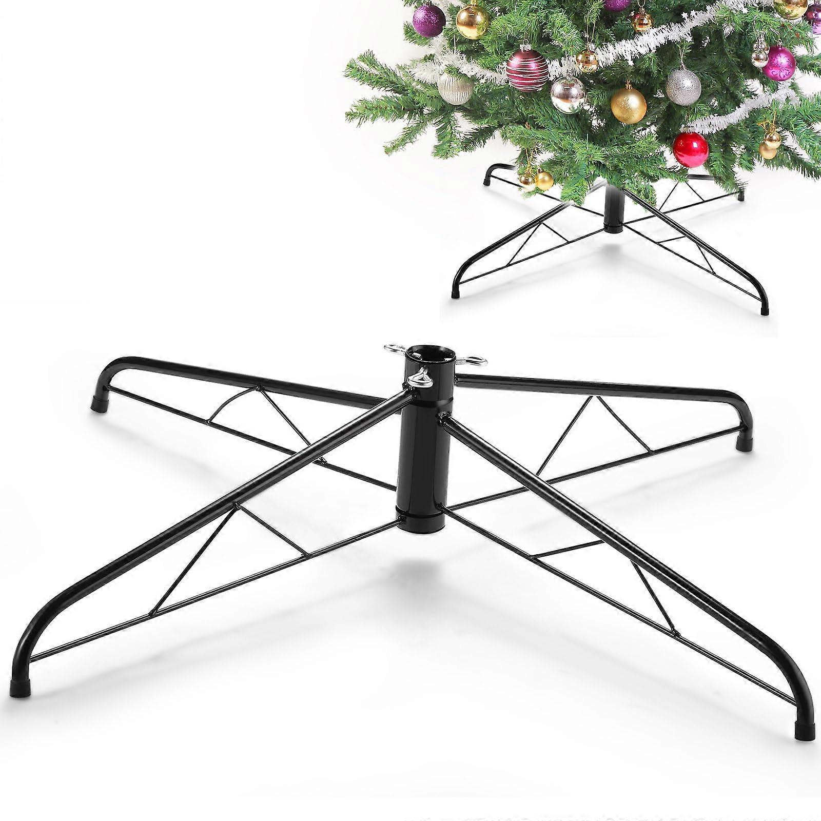 Christmas Tree Stand Replacement Artificial Rotating Metal Base Folding 32 Inch