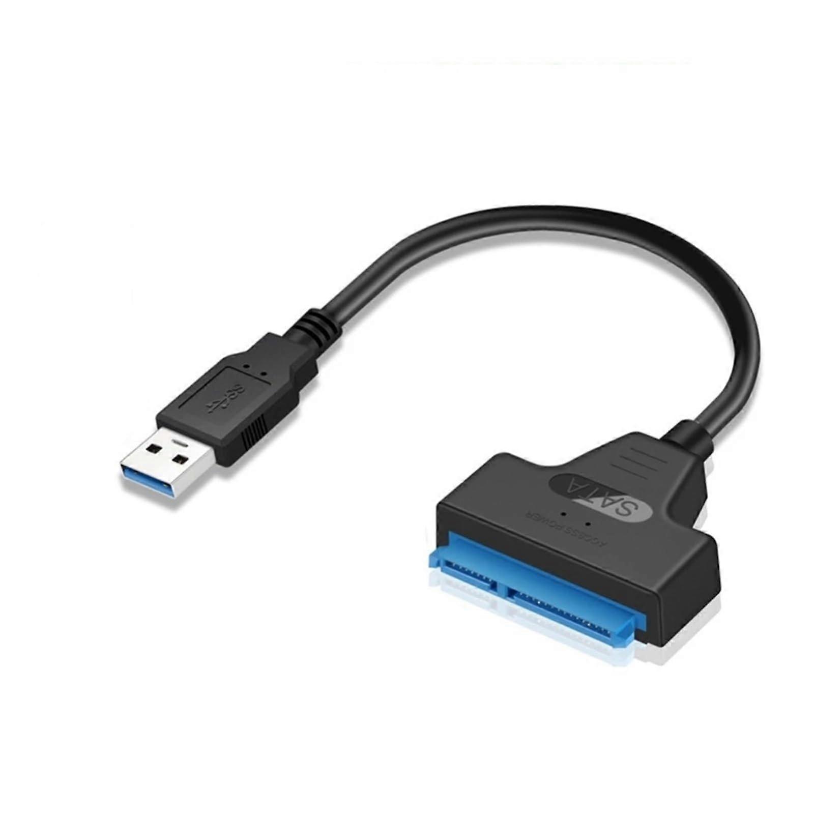 Sata Adapter HDD to USB 3.0 2.0 Cable Up to 6 Gbps Fit Compatible 2.5 3.5 Inch External HDD SSD Hard Drive Cable 22 Pin Adapter Type C 3.0