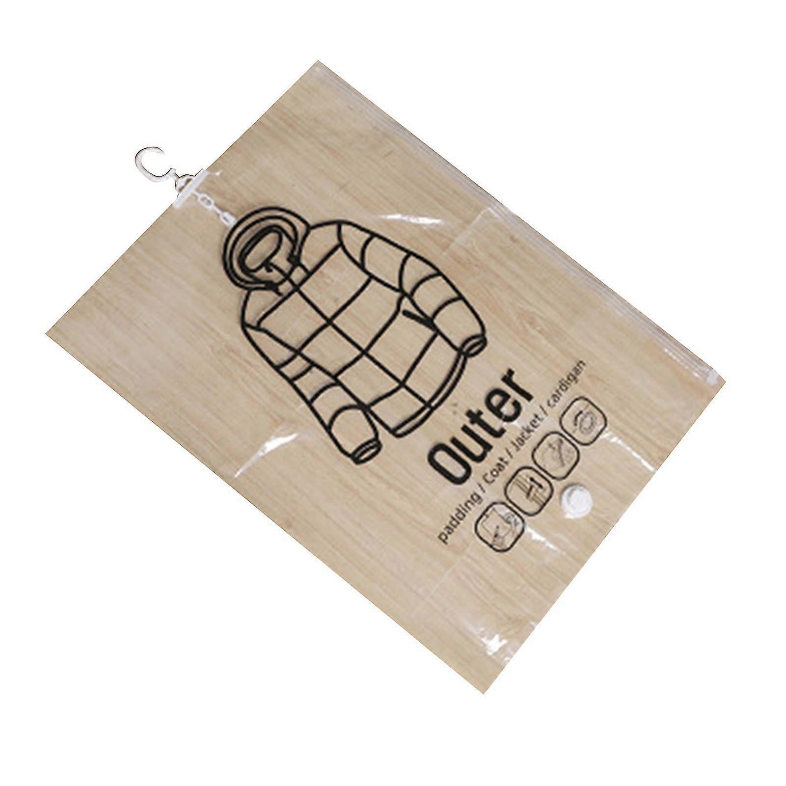 Vacuum Compression Storage Bag With Hook For Down Jacket Reusable Quilt Organizer Save Space @BUGU