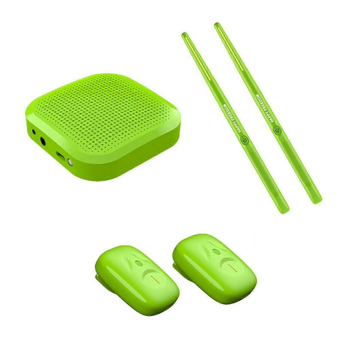 Virtual Air Drum Set with Drumsticks and Pedals Electronic Virtual