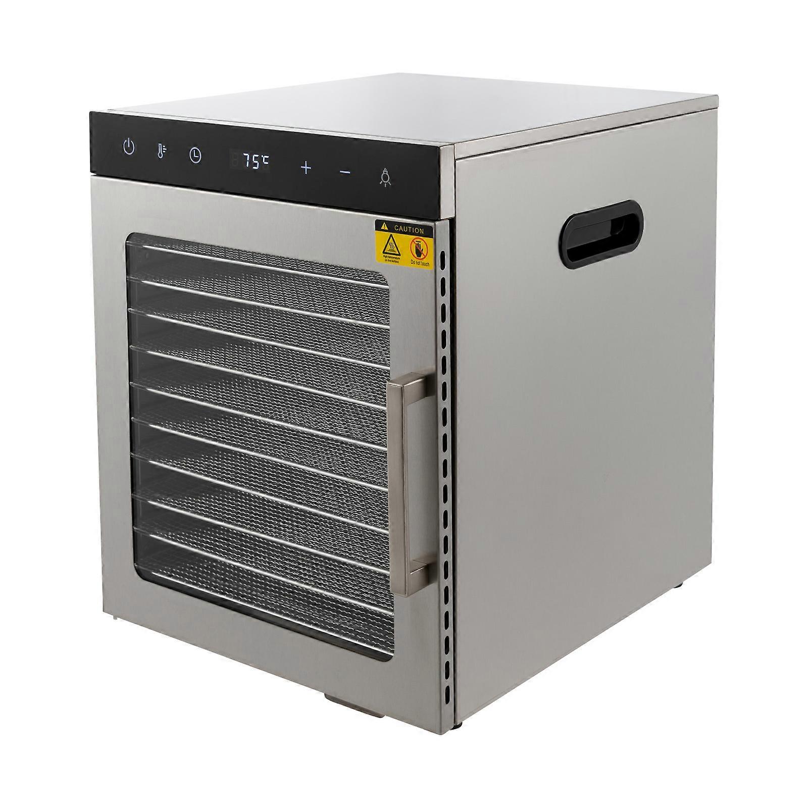 800W 10-Layer Dehydration Machine Stainless Steel Large Capacity for Kitchen