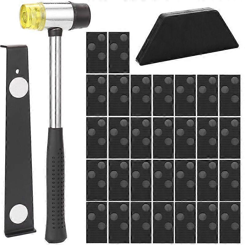 Parquet Installation Tools Laminate Flooring Rubber Hammer Removal Hook Strike Plate Insertion Kit
