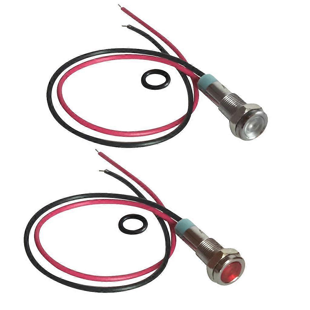 6V 6mm Indicator Lamp +White