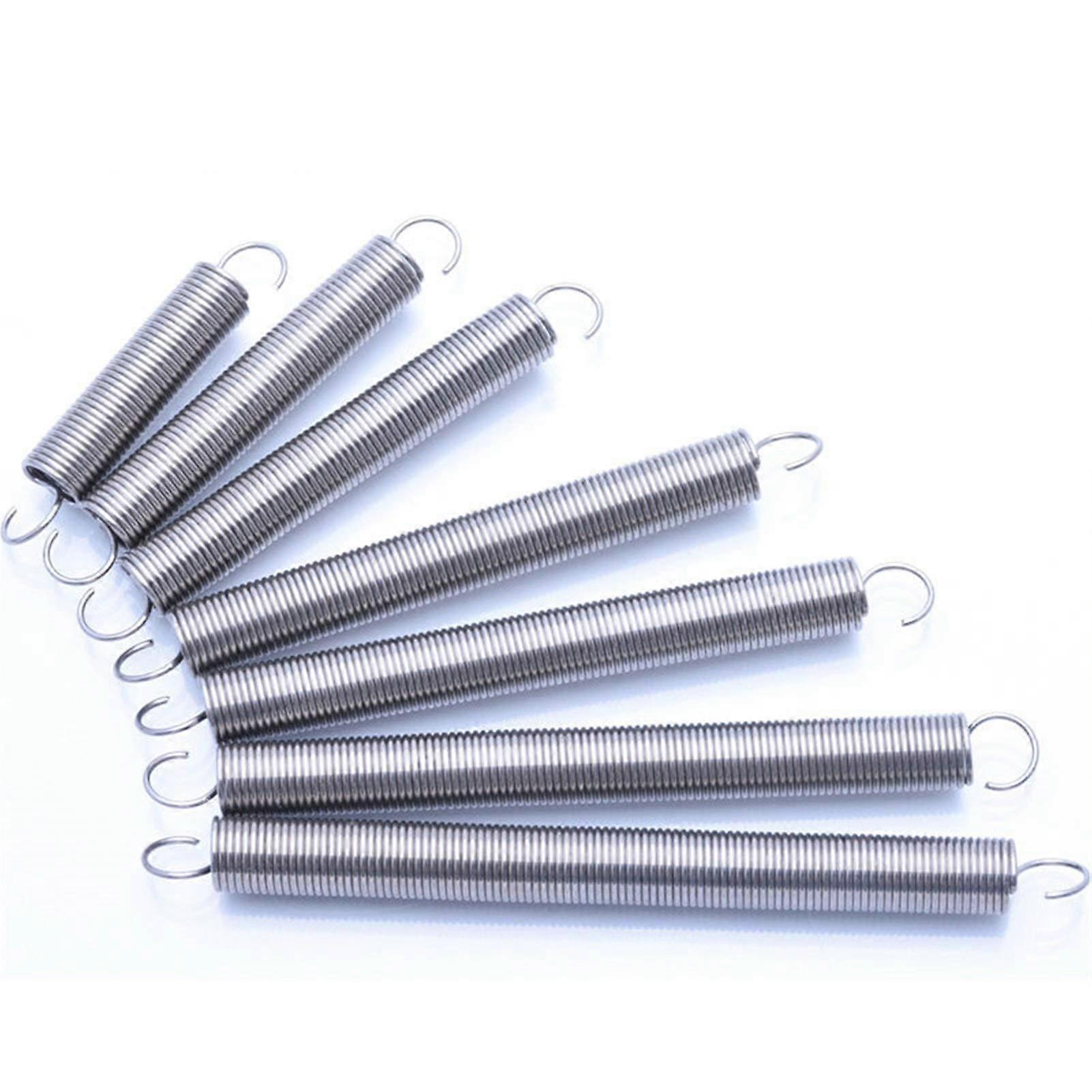 ZkenyaoSpring Tension Spring Draught Spring Wire Diameter 1.0mm Outer Diameter 12mm Coil Extension Spring, More (Length : 80mm (1Pcs))