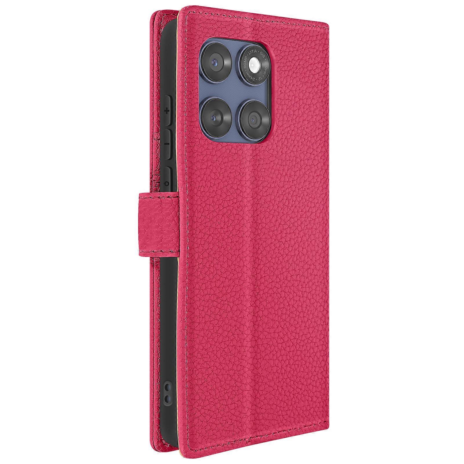 Case for Motorola Edge 60 Fusion Wallet Magnetic tab, Fuschia