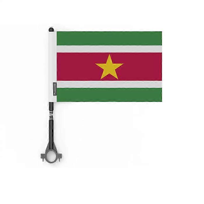 Flag - Suriname - 14 x 21 cm - 5 pieces - Polyester - Double-sided printing
