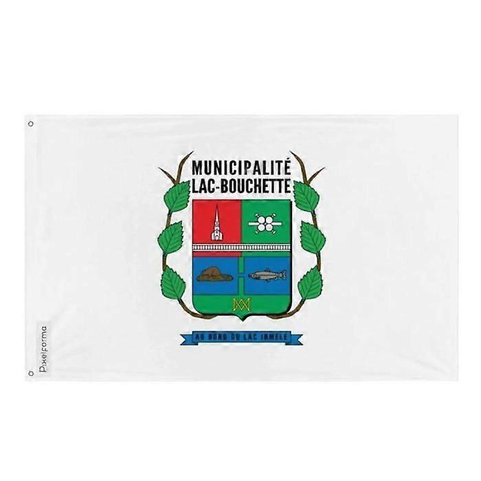 Lac-Bouchette Flag – 192 x 288 cm – Polyester – Iron Grommets – Durable