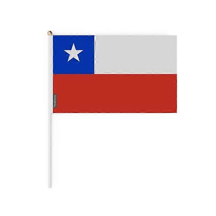 Flag - Chile - Mini Flag - 20 x 30 cm - Polyester - Double-sided