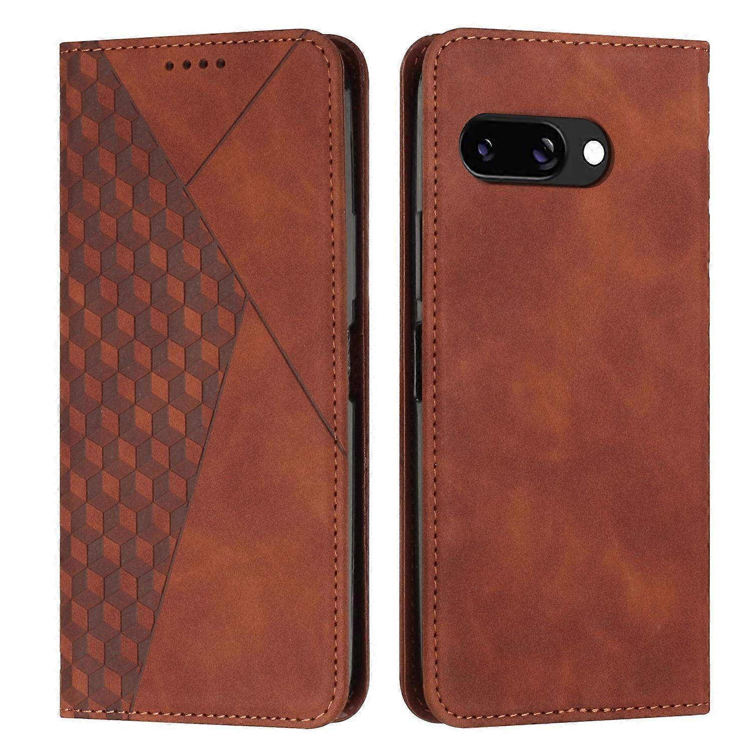 Diamond Splicing Skin Feel Magnetic Leather Phone Case