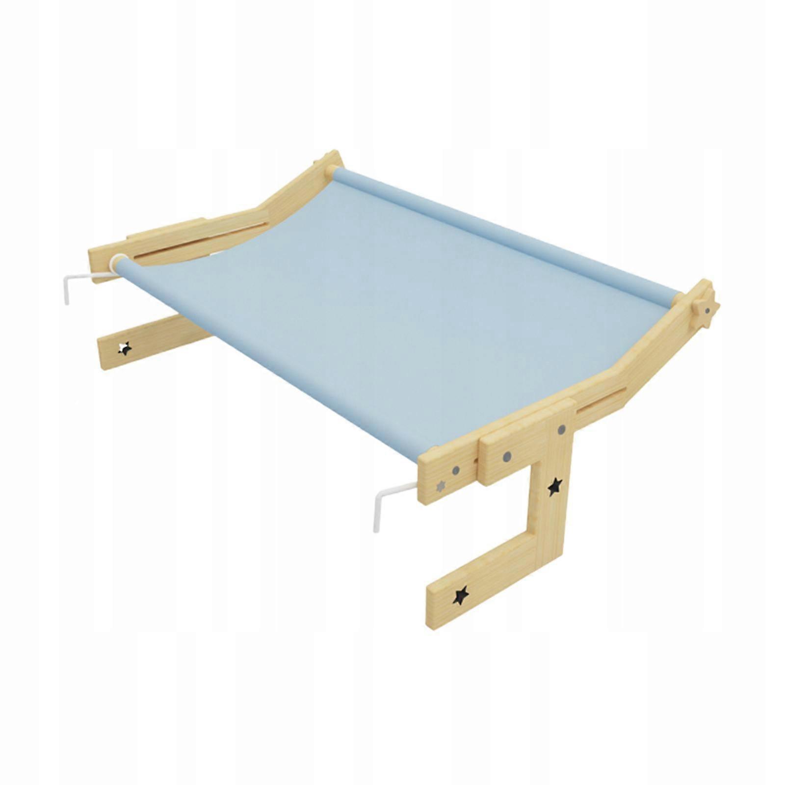 Pet Cat Window Perch Wood Frame Breathable