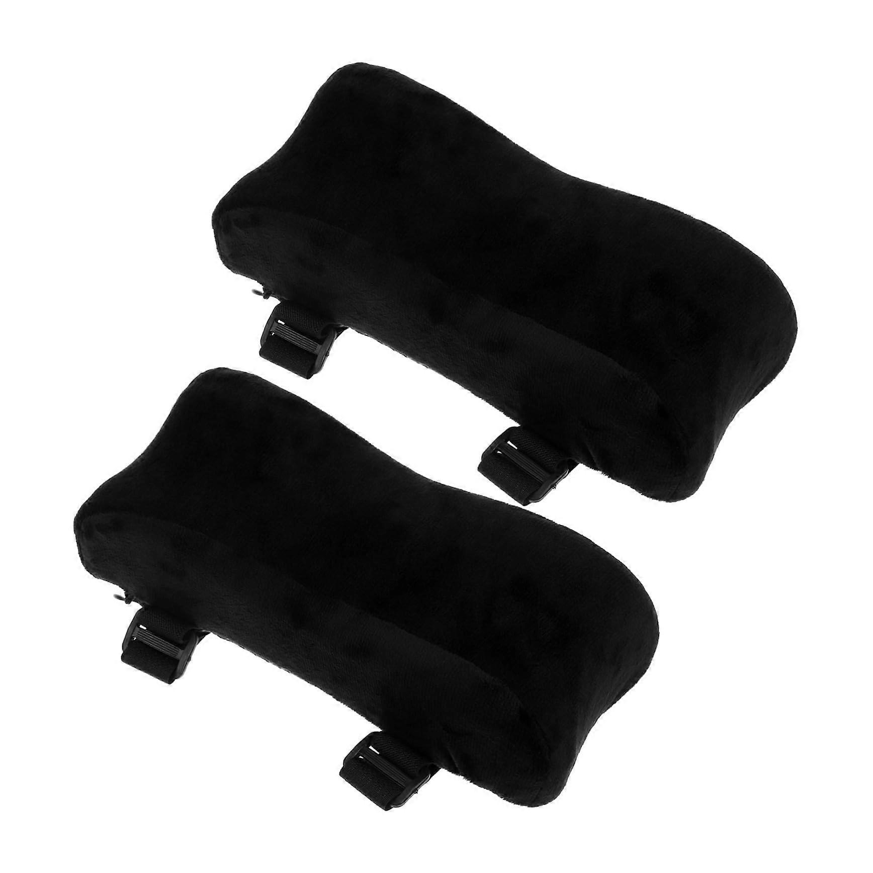 2Pcs Memory Armrest Pads for Office and Gaming Chairs Replacement Chair Arm Pads Ergonomic Arm Rest Cushions Armchair Pads for Elbow Support