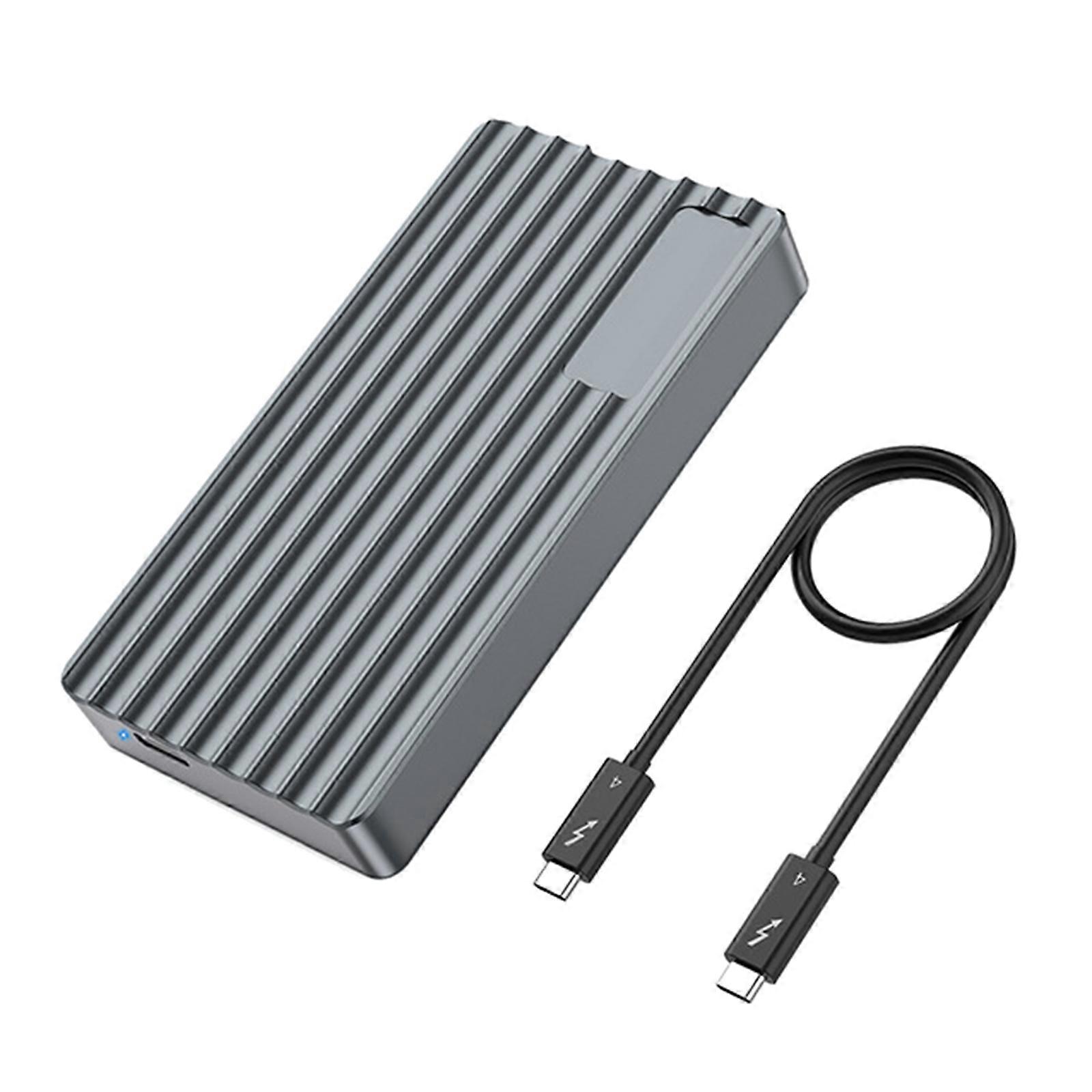 USB4 M.2 NVMe Solid Disk Gehäusebox 40 Gbit/s Durchsatz, effiziente Kühlbox für 2242 22602280 mKey-Modul weit verbreitet