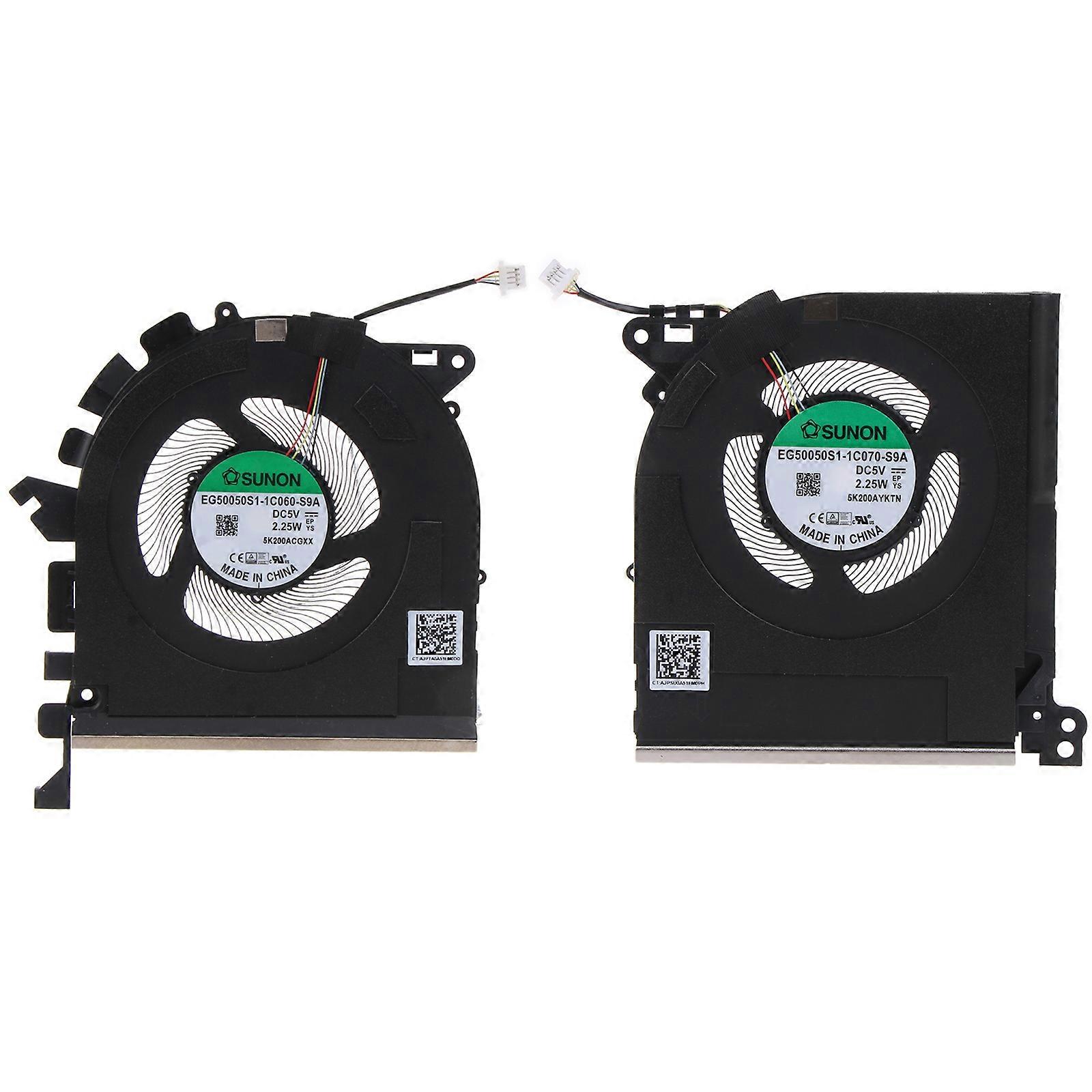 Notebook Radiator for ZBook Studio G7 CPU GPU Cooling Fan 5V 2.25W 4pin Laptop CPU GPU Cooler EG50050S1-1C060-S9A
