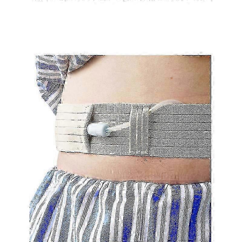 Peritonealdialysbälte, G / peg rörhållare, andningsbar justerbar katetermagband, användning i kateterskydd S