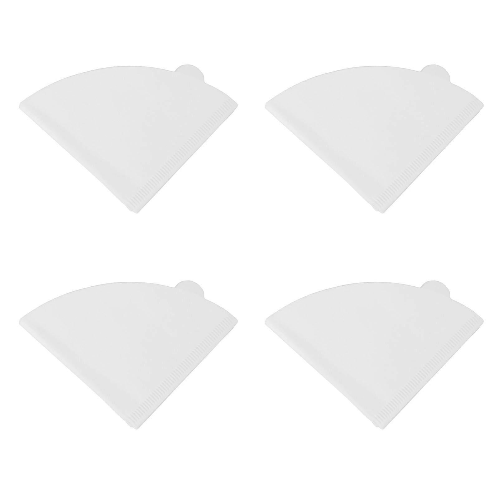 100pcs Coffee Filters Soft Texture Wood Pulp Coffee Filter Paper Cone for Drip Coffee Maker