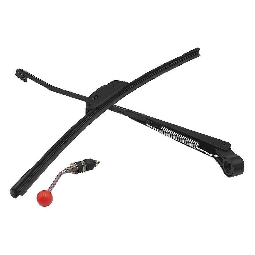 350X400MM Manual UTV Windshield Wiper 15.7 Inch Wiper Kit