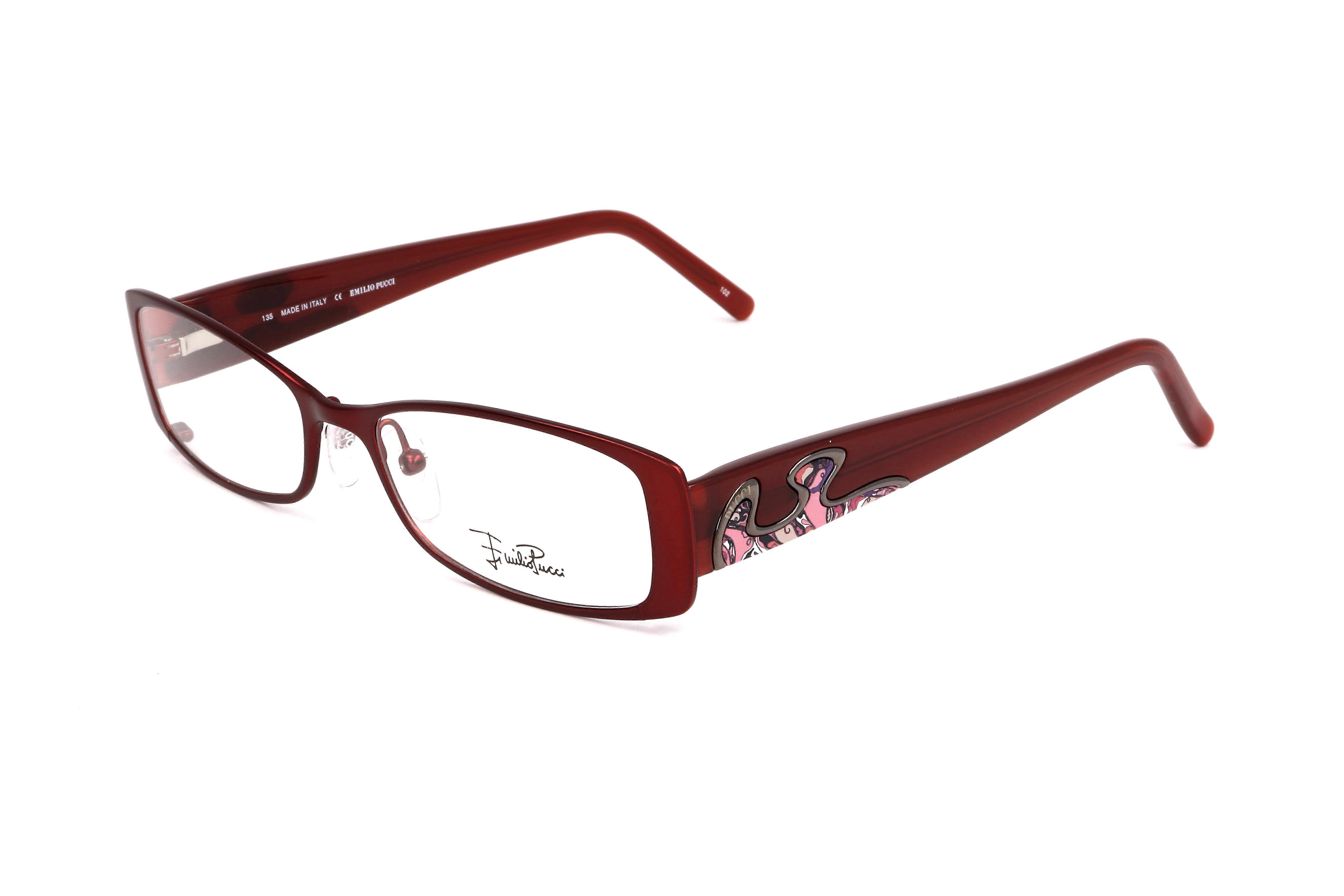 Eyewear Frames Pucci EP2131 612 RUBY 52/17/135 WOMAN